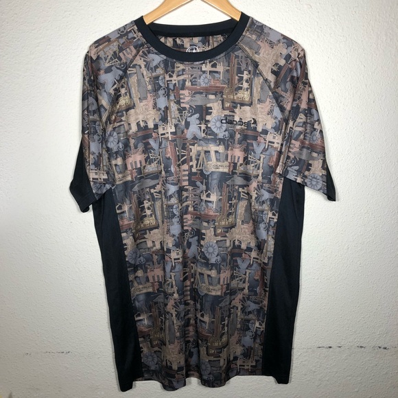 Oilfield Camo Men's Shirt Size Large - Picture 1 of 9